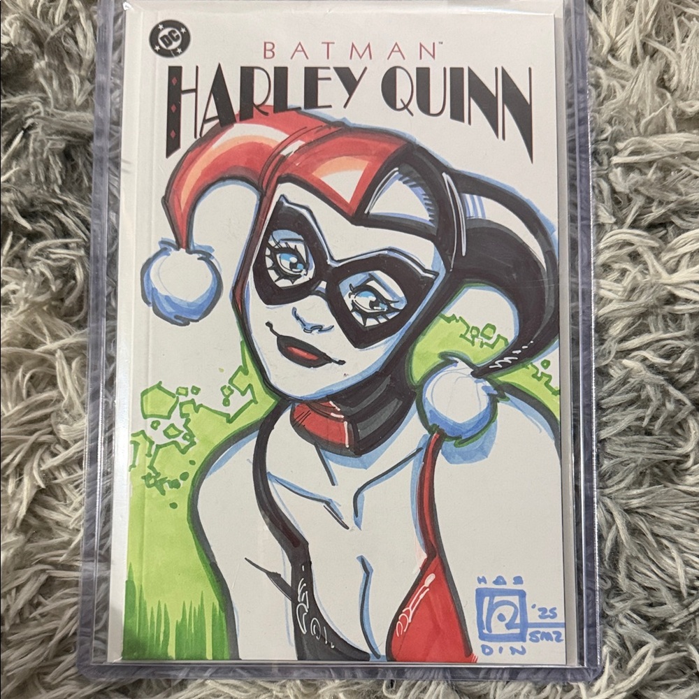Batman Harley Quinn Art Print by Chad Hardin 1/1